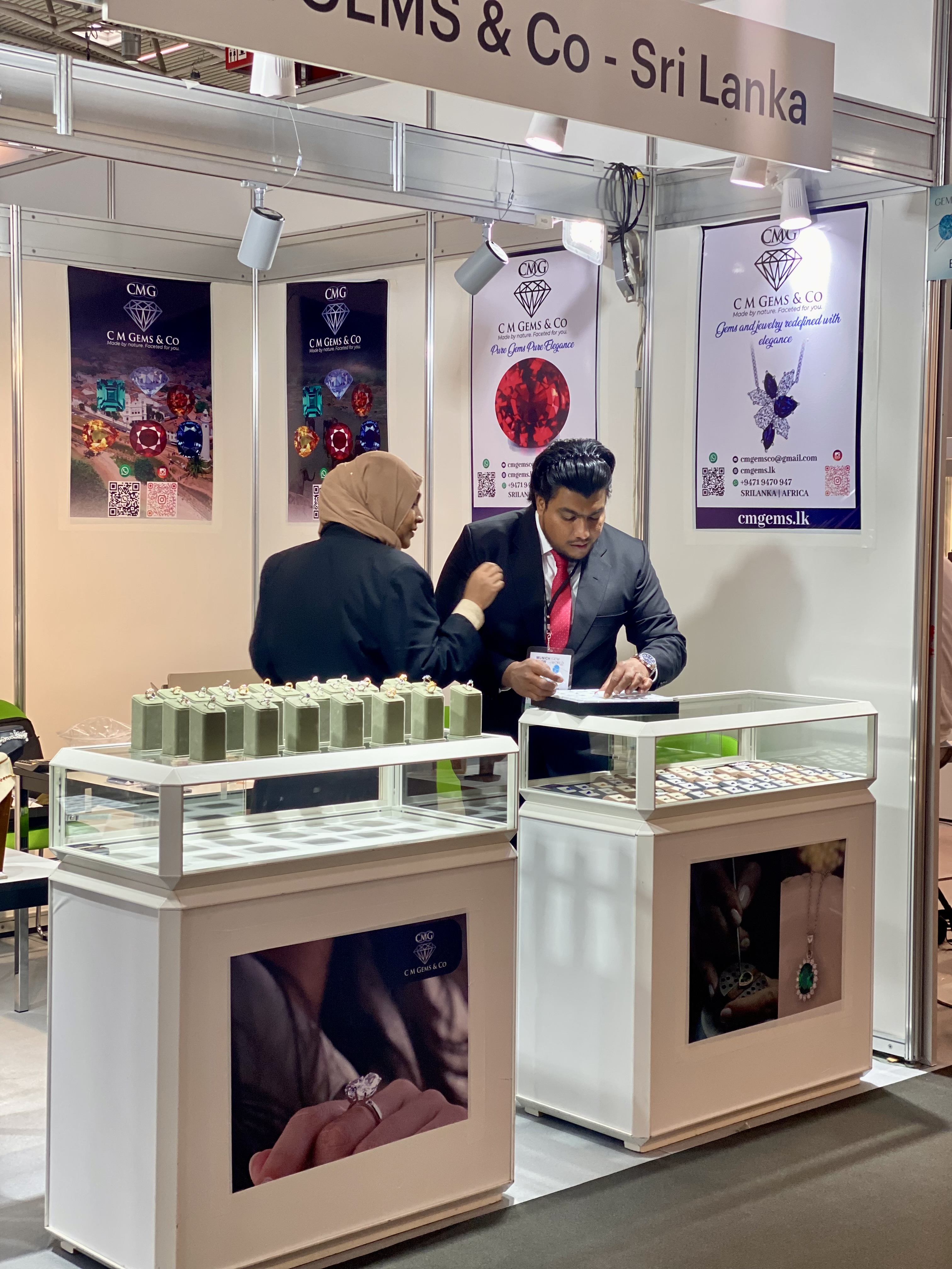 C M Gems at  Munich International Exhibition
