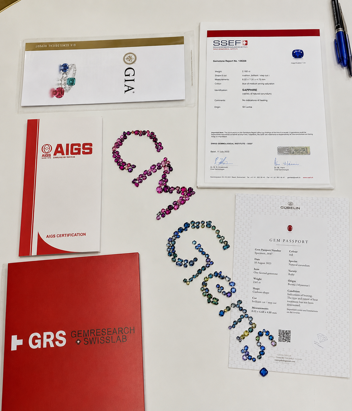 Internationally Recognized Gemstone Certification
